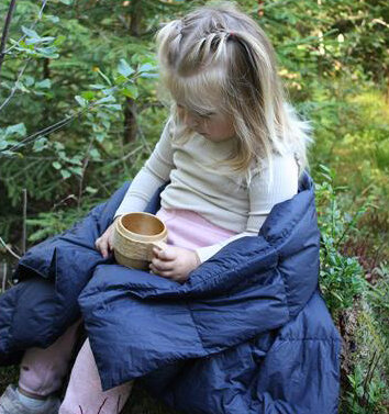 Barnepledd i dun 90x130 cm - Bilde 2