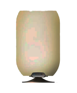 Atmos, høyttaler med lys og vinkjøler