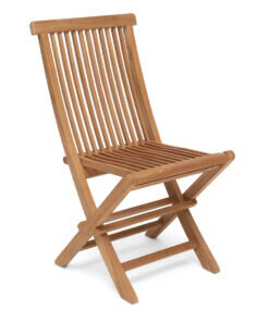 Klappstol i teak, selges i 2 pack